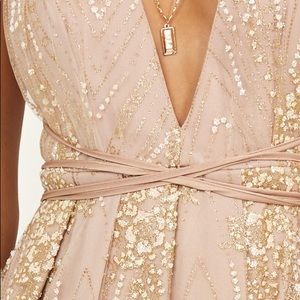 new york nights maxi dress in black